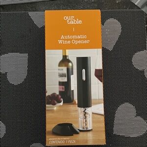 Electric Wine Opener - Black and Silver